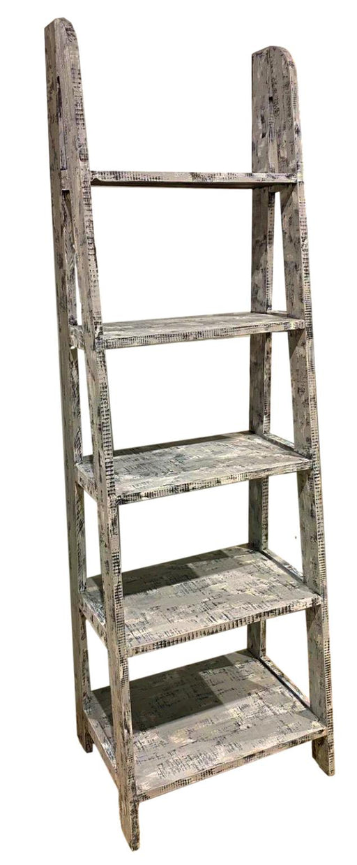 Barnwood Ladder Bookcase image