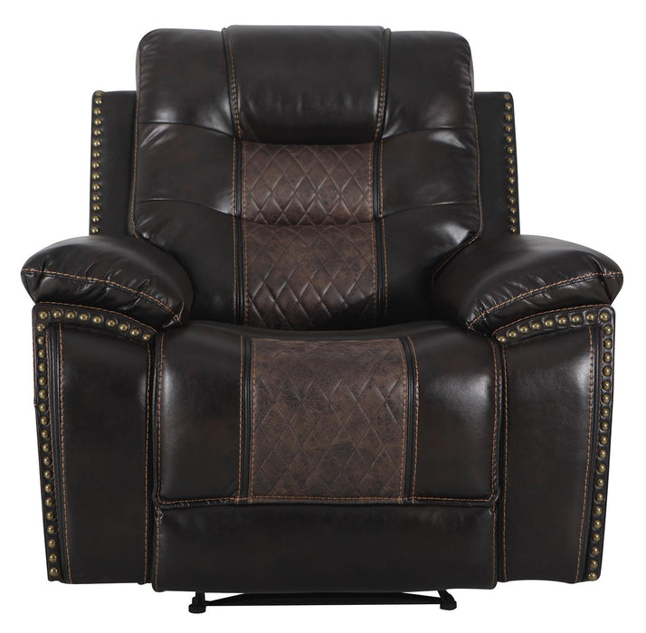 Commander Brown Glider Recliner image