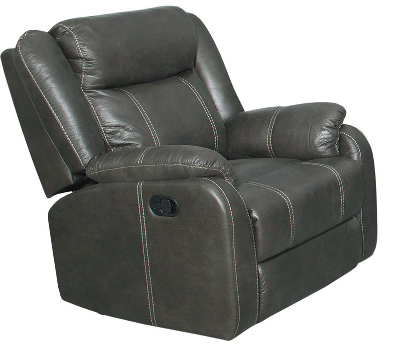 Gin Rummy Charcoal Chaise Glider Recliner image