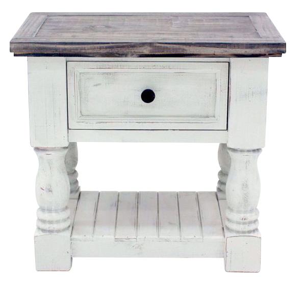 Maria Nero White/Ash Nightstand image