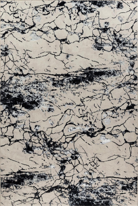 Abstract Black/White Rug Maz Collection image