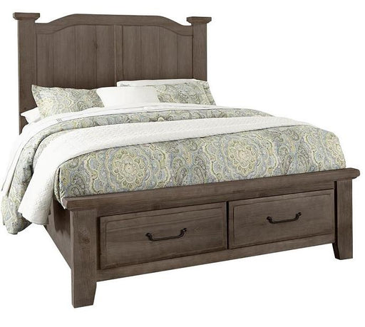 Lumbermill Saddle Grey King Bed image