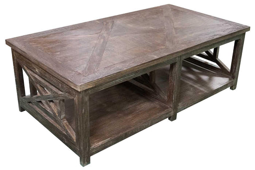 Barnwood X Squared Coffee Table image