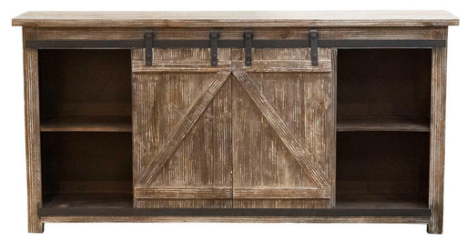 Barnwood 70In Tv Console W/Sliding Barn Door image