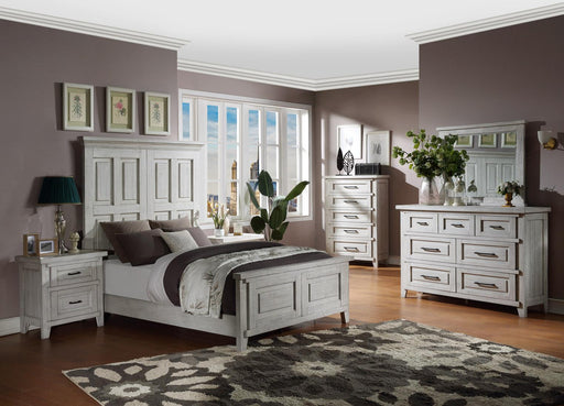 Hayfield Queen Bed, Dresser, Mirror image