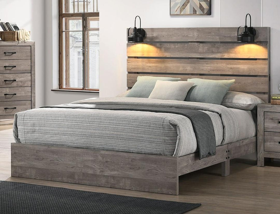 Cameron Grey Twin Panel Bed