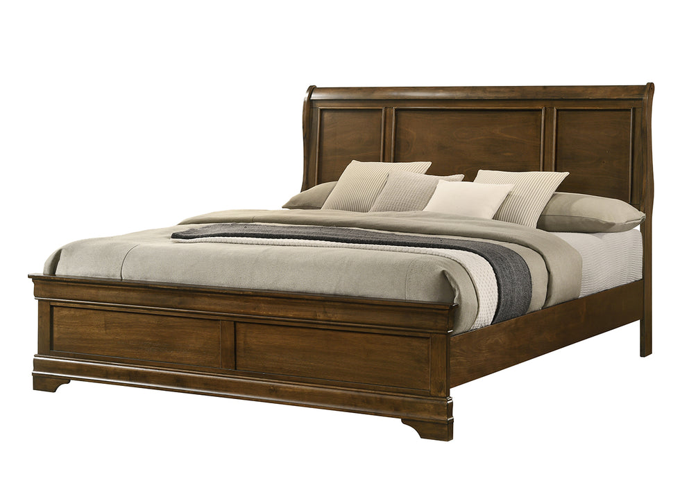 Queen Size Bed Porter Toffee