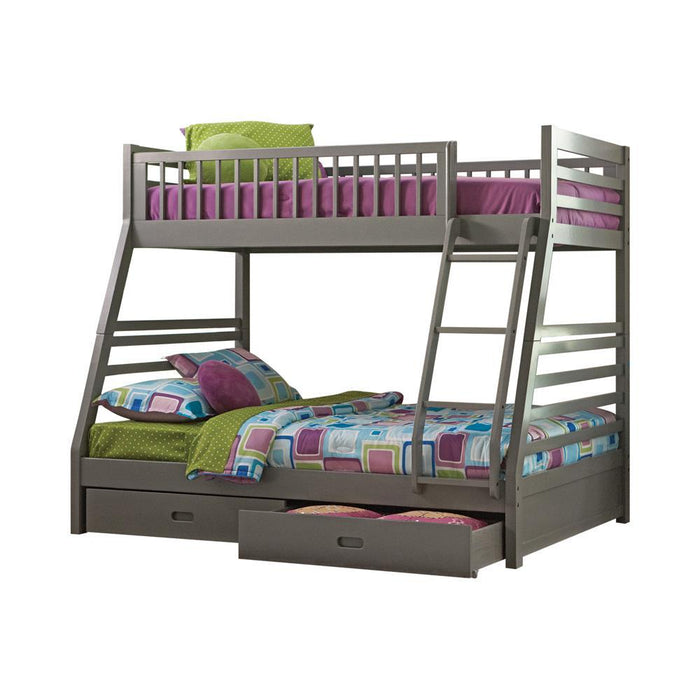 Ashton Twin Over Full 2-drawer Bunk Bed