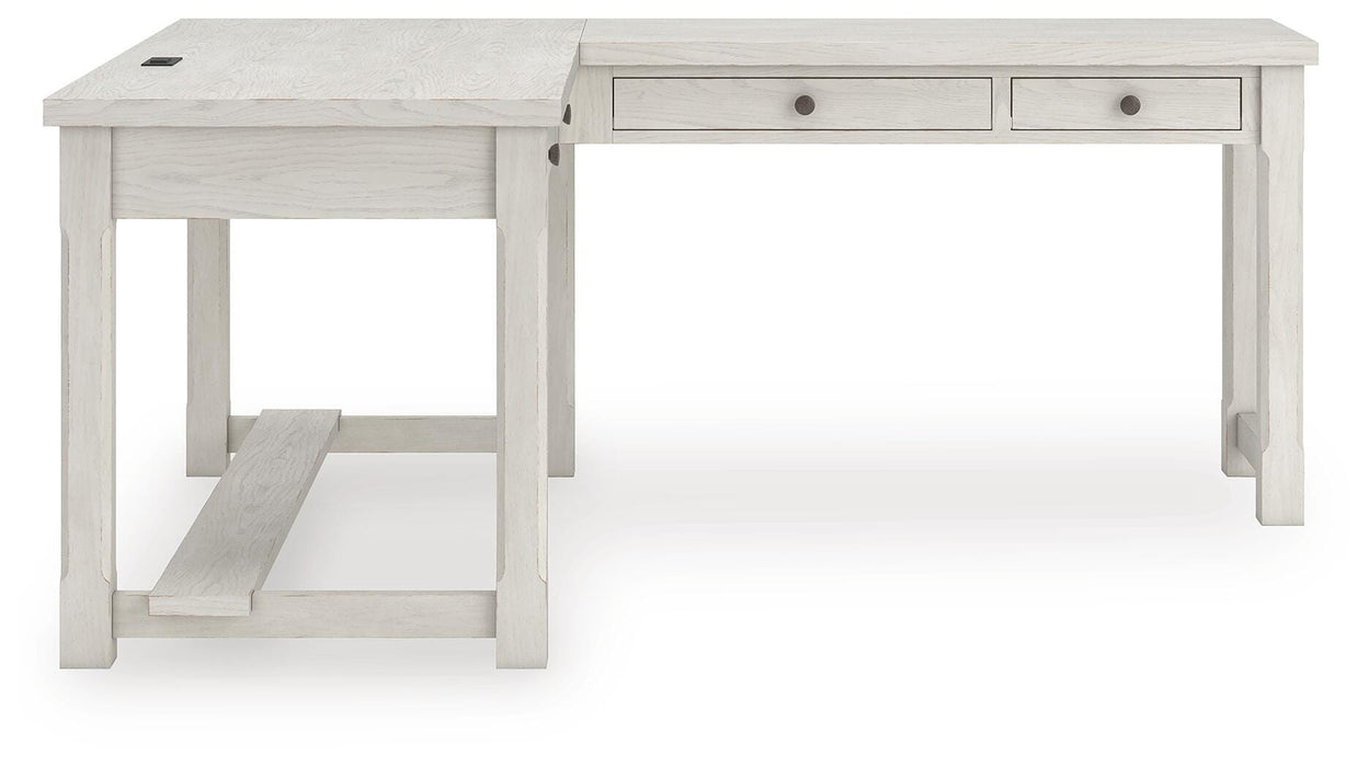 Robbinsdale L-Shaped Home Office Desk