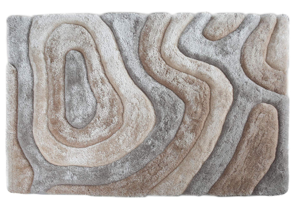 Mateos Shag Rub Grey/Beige