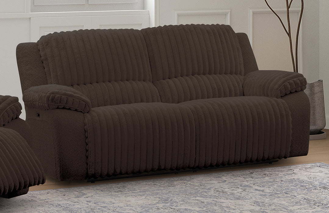 Mondo Chocolate Pwr Reclining Sofaw/Usb