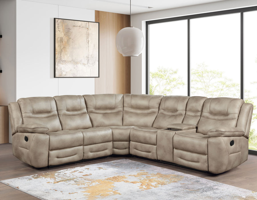 Shelton 3-Piece Manual Reclining Sectional