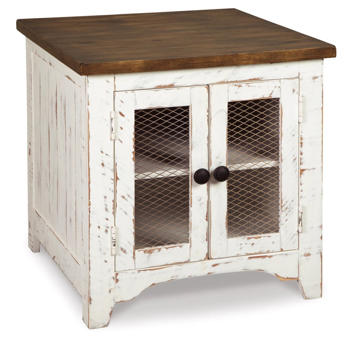 Westfield Whitewash Rectangular End Table