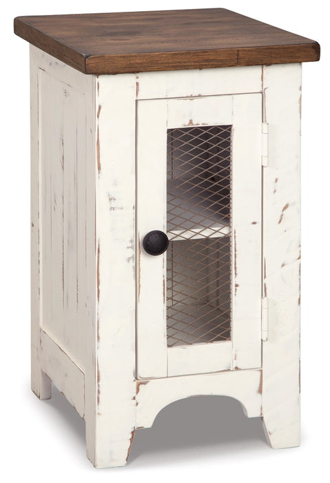 Westfield Whitewash Chairside End Table