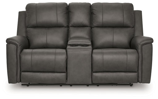 Bleckley Power Reclining Loveseat with Console