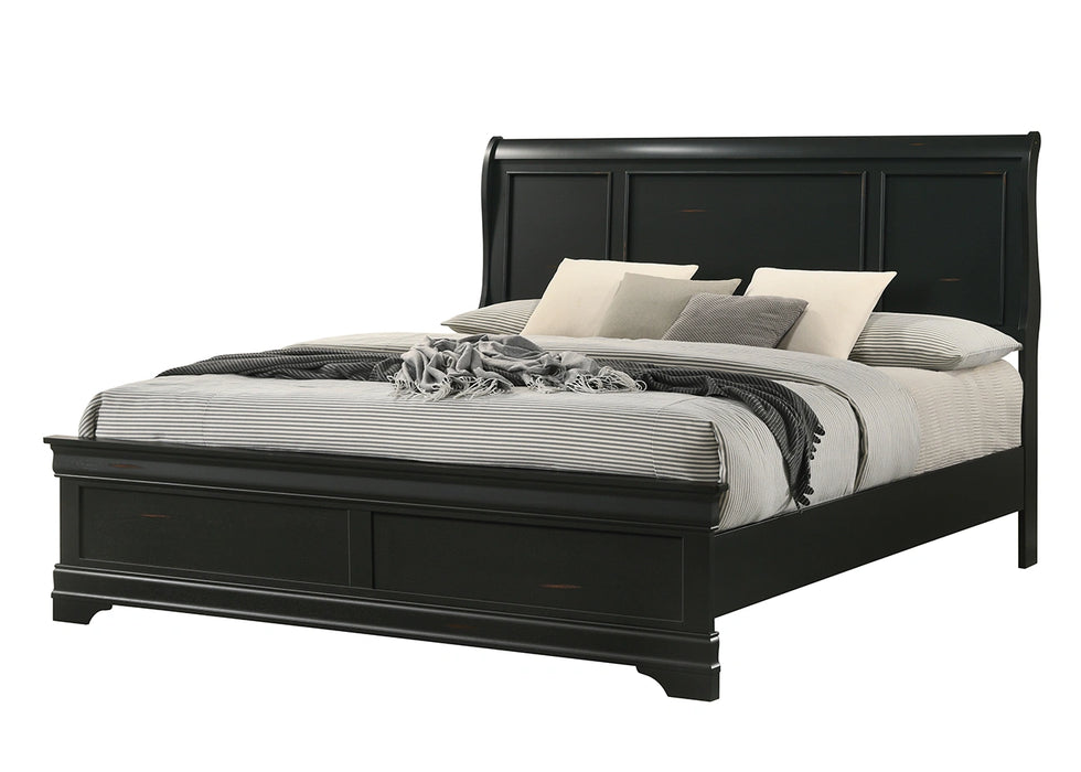 King Size Bed Porter Black
