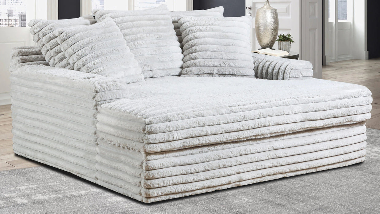 Jenna Fog Mega Chaise W/Usb & C-Port