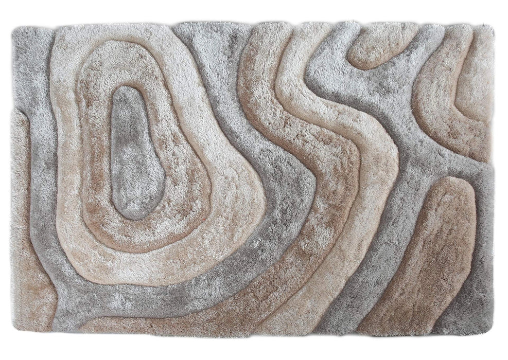 Mateos Shag Rub Grey/Beige