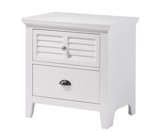 Cottage Bay White Nightstand