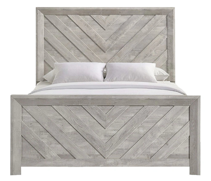 Ellen White Queen Bed