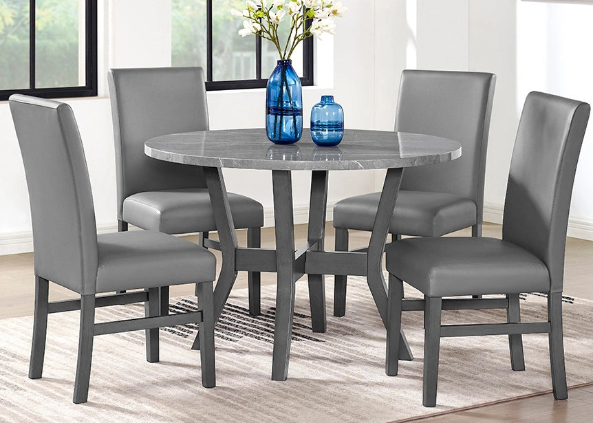 Shannon Gray Dining Table, And 4 Chairs