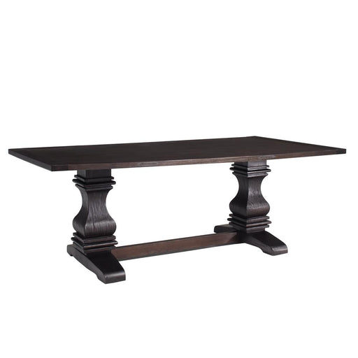 Parkins Traditional Rustic Espresso Dining Table image