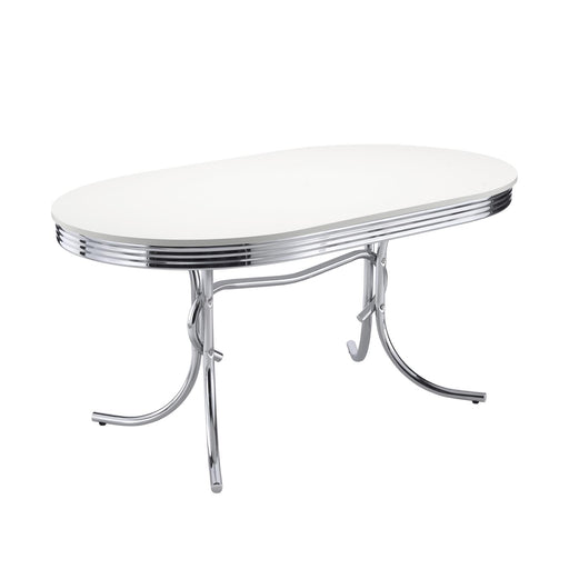 Retro Collection White Dining Table image
