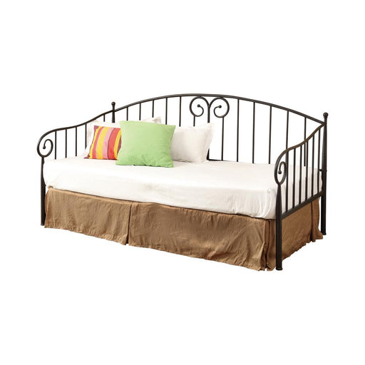 Traditional Black Metal Twin Daybed image