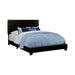 Dorian Black Faux Leather Upholstered Full Bed image