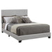 Dorian Grey Faux Leather Upholstered King Bed image