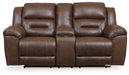 Stoneland Reclining Loveseat with Console image