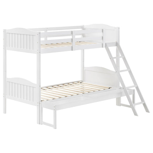 405054WHT TWIN/FULL BUNK BED image
