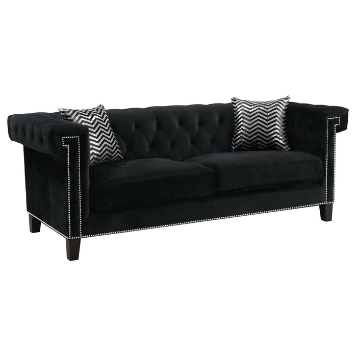 Reventlow Formal Black Sofa image