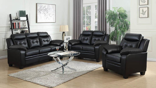 Finley Casual Brown Three Piece Living Room Set image