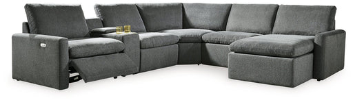 Hartsdale 6-Piece Right Arm Facing Reclining Sectional with Console and Chaise image