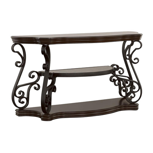 Occasional Traditional Dark Brown Sofa Table image
