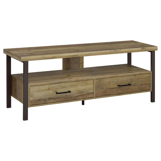 Rustic Weathered Pine 60" TV Console image