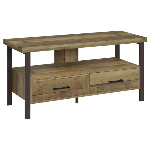 Rustic Weathered Pine 48" TV Console image
